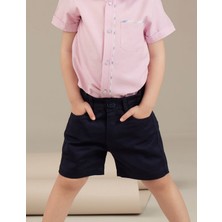 Ollie&Olla Laci Gabardin Şort Erkek Çocuk için Hafif Kumaş ve Fonksiyonel Cepler