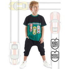 MSHB&G Finish Erkek Çocuk T-shirt Kapri Şort Takım
