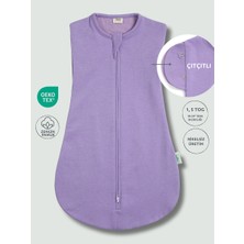 Zuppers Çift Kat Pamuk Bebek Kundak Tulum 1,5 Tog Violet
