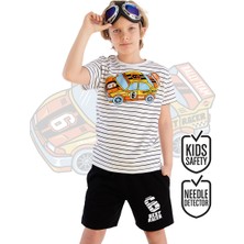 Mshb&G Yarışçı Erkek Çocuk T-Shirt Şort Takım