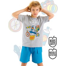MSHB&G Explorer Erkek Çocuk T-Shirt Şort Takım