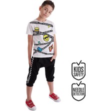 MSHB&G Survival Erkek Çocuk T-shirt Kapri Şort Takım