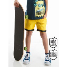 Denokids MSHB&G Sarı Erkek Çocuk Gabardin Şort