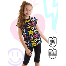 MSHB&G Street Style Kız Çocuk T-Shirt Tayt Takım