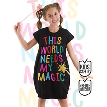MSHB&G Magical Kız Çocuk Siyah Elbise