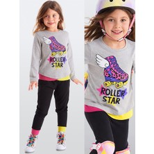 MSHB&G Roller Star Kız Çocuk T-shirt Pantolon Takım