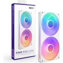 F240 Rgb Core Tek Çerçeve Fan Ünitesi, 240MM, 2x 120MM Rgb Fan Dahil, Hız ve Aydınlatma Kontrol