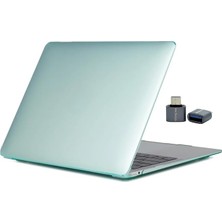 MacBook Pro A2141 Uyumlu Kristal Tpu Sert Kılıf 16 Inç 2019 Touch Bar Şeffaf Koruma Açık Yeşi