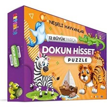 Defne Store Neşeli Hayvanlar - Dokun ve Hisset Puzzle