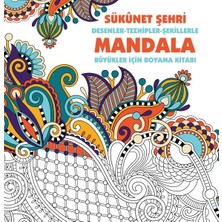 Defne Store Sükunet Şehri - Mandala (Büyükler Için Boyama)