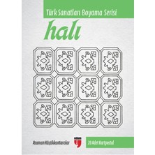 Defne Store Halı - Türk Sanatları Boyama Serisi (20 Adet Kartpostal)