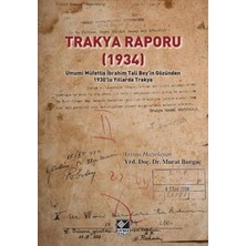 Defne Store Trakya Raporu 1934