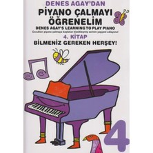 Defne Store Denes Agay'dan Piyano Çalmayı Öğrenelim 4. Kitap Bilmeniz Gereken Herşey!