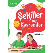 Defne Store Dikkat Odaklı Etkinlik Kitabı Şekiller ve Kavramlar 5-6 Yaş