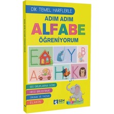 Defne Store Adım Adım Alfabe Öğreniyorum (Dik Temel Harflarle)