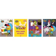 Defne Store Kral Şakir Boyama 4 Kitaplık
