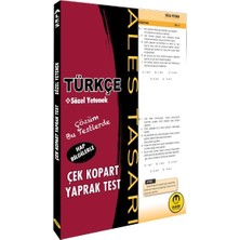 Defne Store Tasarı Ales Türkçe Sözel Yetenek Yaprak Test Çek Kopart