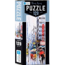 Defne Store Blue Focus Hong Kong - Puzzle 128 Parça