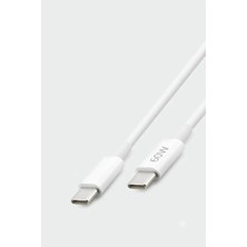 Anka Cep Cep Telefonu Aksesuarları Huawei Nova 7 Se Uyumlu Type-C To Type-C 60W Hızlı Şarj Kablosu Cl-92