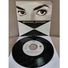 Plakperest Michael Jackson  – Black Or White - 1991  Ingiltere Basım  45LIK Plak-Dönem Plak
