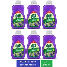 Doa Sıvı Sabun Lavanta 2,5 Lt x 6 Adet