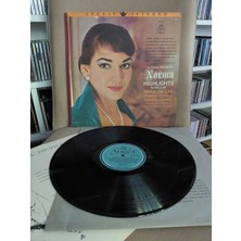 Plakperest Maria Callas, Franco Corelli, Christa Ludwig  – La Scala Presents  - 1962 Usa Basım Albüm Lp Plak-2.el