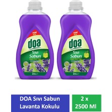 Doa Sıvı Sabun Lavanta 2,5 Lt x 2 Adet