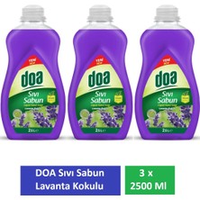 Doa Sıvı Sabun Lavanta 2,5 Lt x 3 Adet