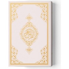 Defne Store 2 Renkli Çanta Boy Kur'an-I Kerim (Miklepsiz) Beyaz