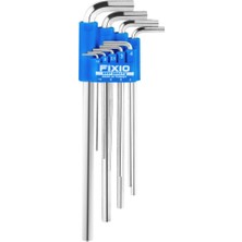 Fixio Fıxıo Uzun Allen Anahtar Takımı 9'lu (1.5 mm - 2.0 mm - 2.5 mm - 3.0 mm - 4.0 mm - 5.0 mm - 6.0 mm - 8.0 mm - 10.0 Mm)