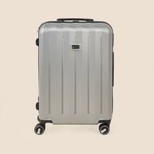 Hoffmanns Good Line Orta Boy Abs Valiz - Gümüş - 66X45X26 cm