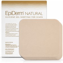Bioderm Bıoderm Natural Epı-Derm Silikon Jel Tabaka 12 x 14.5 cm – Medikal Skar ve Iz Bakım Silikon Tabaka
