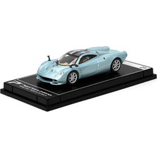 Poster Cars Hyper Car Pagani Huayra - Azzurro Sardegna - League Collection 1/64 Model Araba