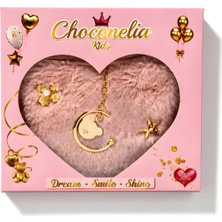Chocogirl Shiny Heart Peluş Pudra Renk Kız Çocuk Çantası