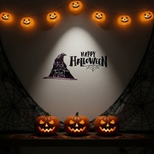 Montreal Std Happy Halloween Temalı Duvar Stickerı ( 1 Adet ) Atn