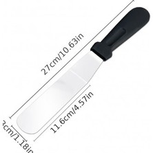 Montreal Std Paslanmaz Çelik L Tipi Pastacı Spatulası ( 1 Adet ) Atn