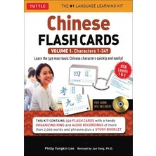 Tuttle Publishing Chinese Flash Cards Kit Volume 1: Hsk Levels 1 & 2 Elementary Level: Characters 1-349 (Online Audio