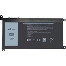 Brs Ni-On Dell Gerçek 42WH Kapasitesinde WDX0R Notebook Bataryası - Pil