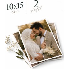 Hamşo Tek Fotoğraf Baskı 2 Adet 10X15CM Solmayan Fotoğraf Kağıdına
