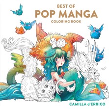 Watson-Guptill Best Of Pop Manga Coloring Book