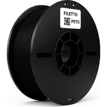 Filetto Petg Siyah 3D Filament 1.75MM 1kg