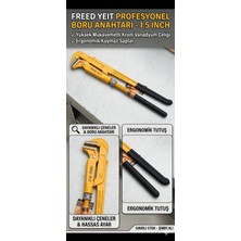 Freed Yeit Profesyonel Maşalı Boru Anahtarı - 1.5 Inç