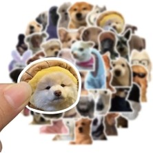 Montreal Std Sevimli Köpek Çıkartmaları Laptop Notebook Tablet Sticker Seti ( 1 Adet ) Atn