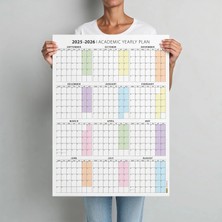 Bi'aldım 2026-2027 Akademik Duvar Takvimi, Eylül Başlangıçlı Takvim, Akademik Planlayıcı Takvim, Akademik Yılı Takvimi, 2026-2027 Academic Wall Calendar, Academic Wall Planner