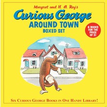 Clarion Books Curious George Around Town 6-Book Box Set: 6 Favorite 8X8S!