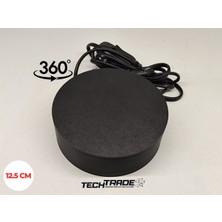 Tech Trade Ürün Çekimi Için 360° Dönen Stand Elektrikli 12.5cm Çapında
