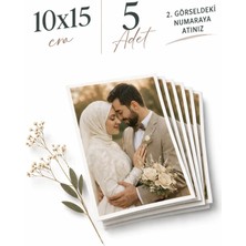 Hamşo Tek Fotoğraf Baskı 5 Adet 10X15CM Solmayan Fotoğraf Kağıdına