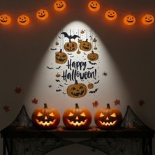 Montreal Std Halloween Temalı Balkabaklı Duvar Sticker Seti ( 1 Adet ) Atn