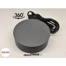 Tech Trade Ürün Çekimi Için 360° Dönen Stand Elektrikli 12.5cm Çapında