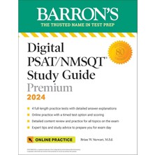 Barrons Educational Series Digital Psat/nmsqt Study Guide Premium, 2024: 4 Practice Tests + Comprehensive Review + Online Pract